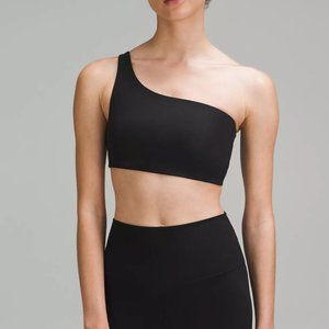 Lululemon Ribbed Nulu Asymmetrical Yoga Bra Light Support